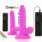 Imagen que nos facilita DIVERSIA de su producto erótico DIVERSIA - DILDO REALÍSTICO FLEXIBLE CON VIBRACIÓN MORADO 17 CM -O- 3.3 CM para nuestra categoría "JUGUETES BIENESTAR |Dildos sin Vibración|Dildos para Arneses".