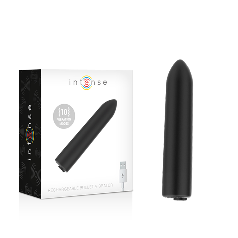 Imagen que nos facilita INTENSE FUN de su producto erótico INTENSE - BALA VIBRADORA 10 MODOS VIBRACIÓN para nuestra categoría "JUGUETES BIENESTAR |Juguetes para Mujeres|Estimuladores|Para Clítoris".