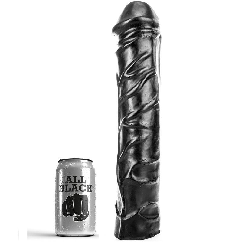 Imagen que nos facilita ALL BLACK de su producto erótico ALL BLACK - DILDO GIGANTE FISTING SUAVE 32 CM para nuestra categoría "JUGUETES BIENESTAR |Dildos sin Vibración|Penes realisticos".