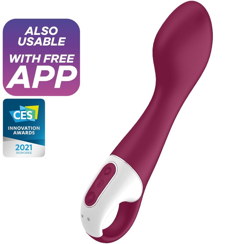 Imagen que nos facilita SATISFYER VIBRATOR de su producto erótico SATISFYER - HOT SPOT VIBRADOR PUNTO G para nuestra categoría "JUGUETES BIENESTAR |Vibradores|Vibradores HI-TECH".