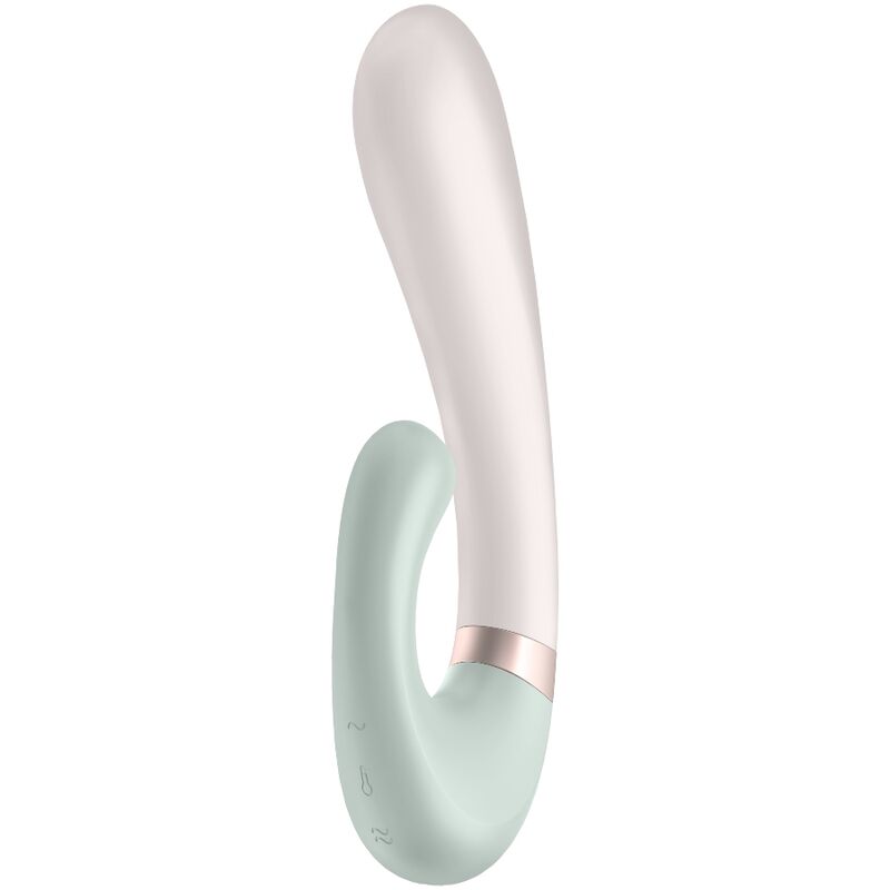 Imagen que nos facilita SATISFYER CONNECT de su producto erótico SATISFYER - HEAT WAVE VIBRADOR APP BLANCO para nuestra categoría "JUGUETES BIENESTAR |Vibradores|Vibradores con APP".