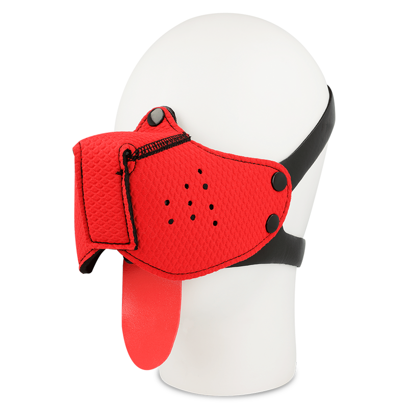 Imagen que nos facilita OHMAMA FETISH de su producto erótico OHMAMA FETISH - BOZAL PERRO ROJO para nuestra categoría "BDSM & BONDAGE |Bondage|Bozal".
