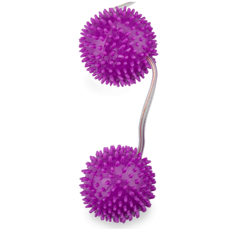 Imagen que nos facilita BAILE STIMULATING de su producto erótico BAILE - A DEEPLY PLEASURE BOLAS TEXTURADAS MORADO 3.60 CM para nuestra categoría "JUGUETES BIENESTAR |Juguetes para Mujeres|Bolas Chinas|Bolas Basicas".