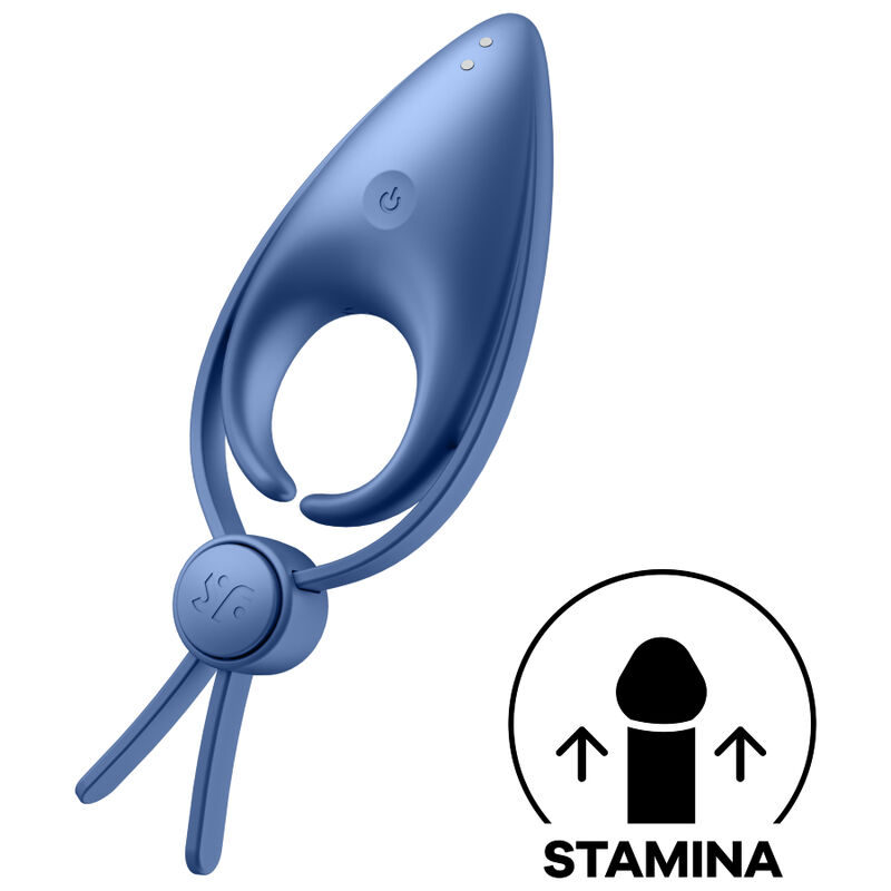 Imagen que nos facilita SATISFYER RING de su producto erótico SATISFYER - SNIPER ANILLO VIBRADOR AZUL para nuestra categoría "JUGUETES BIENESTAR |Juguetes para Hombres|Accesorios para el pene|Anillos Pene|Anillos con Vibración".