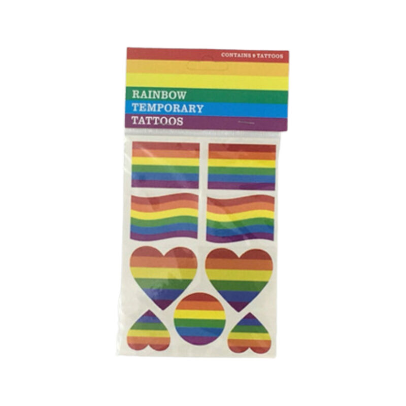 Imagen que nos facilita PRIDE de su producto erótico PRIDE - TATUAJES BANDERA LGBT para nuestra categoría "ARTÍCULOS VARIOS|Articulos divertidos|Complementos".