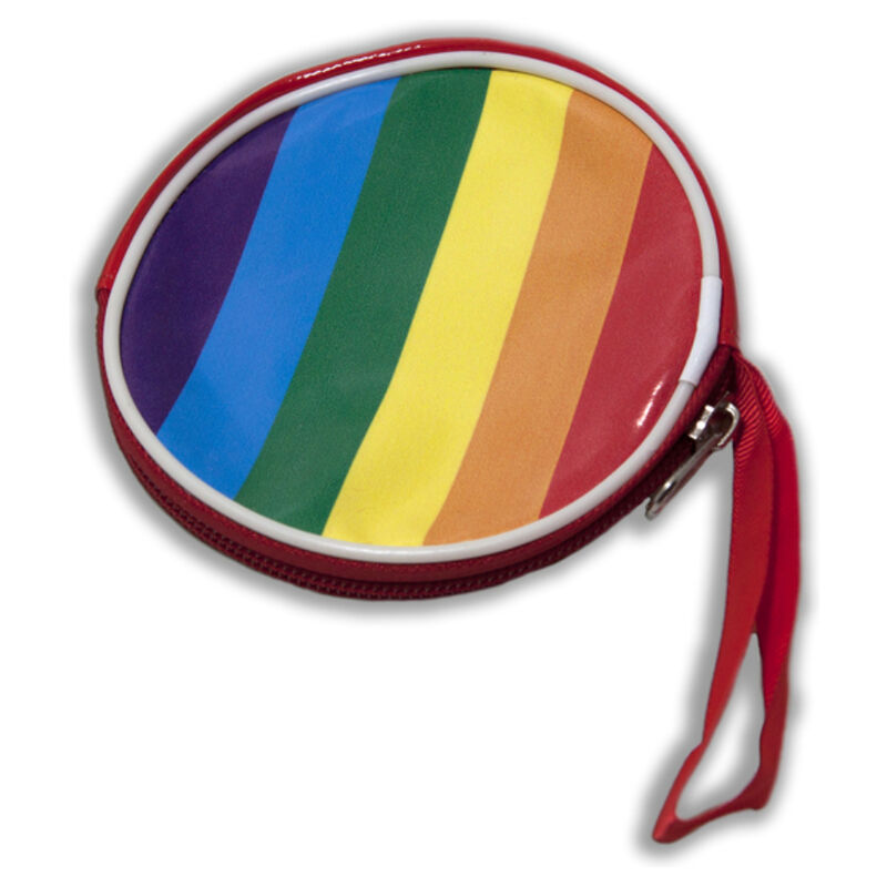 Imagen que nos facilita PRIDE de su producto erótico PRIDE - MONEDERO REDONDO BANDERA LGBT para nuestra categoría "ARTÍCULOS VARIOS|Articulos divertidos|Complementos".