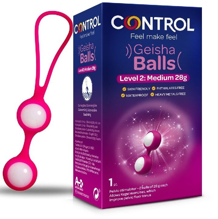 Imagen que nos facilita CONTROL TOYS de su producto erótico CONTROL - GEISHA BALLS NIVEL II - 28G para nuestra categoría "JUGUETES BIENESTAR |Juguetes para Mujeres|Bolas Chinas|Bolas Basicas".