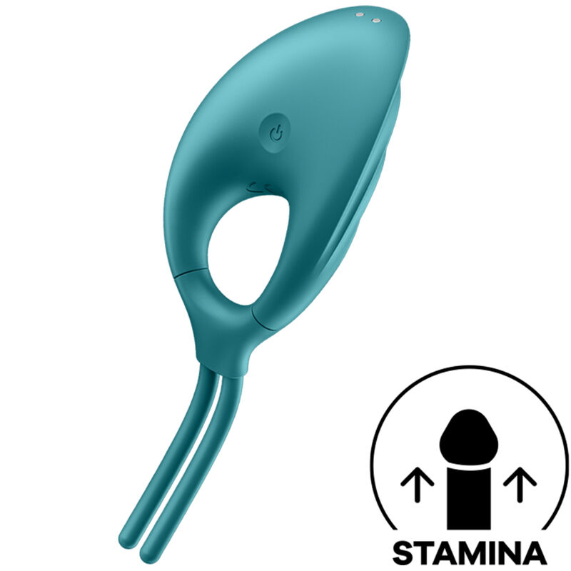Imagen que nos facilita SATISFYER RING de su producto erótico SATISFYER - SWORDSMAN ANILLO VIBRADOR VERDE para nuestra categoría "JUGUETES BIENESTAR |Juguetes para Hombres|Accesorios para el pene|Anillos Pene|Anillos con Vibración".