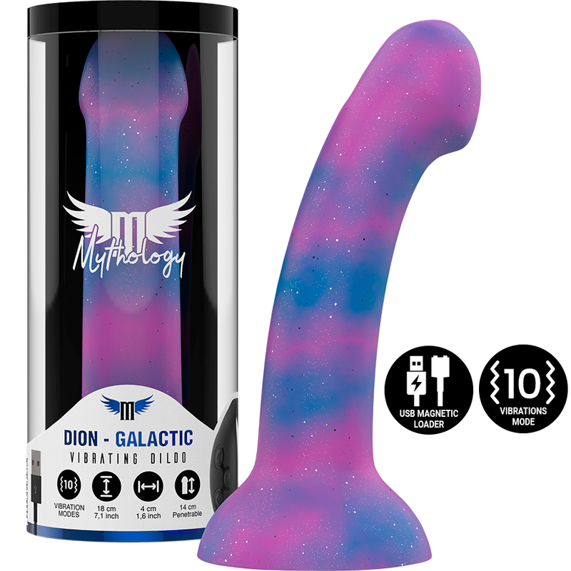 Imagen que nos facilita MYTHOLOGY FANTASY DILDO de su producto erótico MYTHOLOGY - DION GALACTIC DILDO M - VIBRADOR COMPATIBLE CON WATCHME WIRELESS TECHNOLOGY para nuestra categoría "JUGUETES BIENESTAR |Vibradores|Vibradores control remoto".