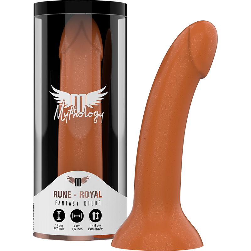 Imagen que nos facilita MYTHOLOGY FANTASY DILDO de su producto erótico MYTHOLOGY - RUNE ROYAL DILDO M para nuestra categoría "JUGUETES BIENESTAR |Dildos sin Vibración|Dildos para Arneses".