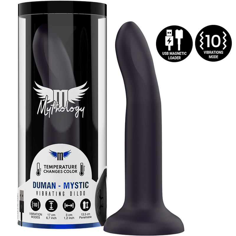 Imagen que nos facilita MYTHOLOGY FANTASY DILDO de su producto erótico MYTHOLOGY - DUMAN MYSTIC DILDO M - VIBRADOR COMPATIBLE CON WATCHME WIRELESS TECHNOLOGY para nuestra categoría "JUGUETES BIENESTAR |Vibradores|Vibradores control remoto".