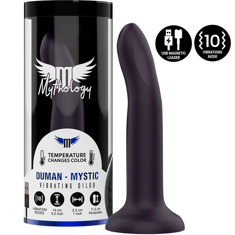 Imagen que nos facilita MYTHOLOGY FANTASY DILDO de su producto erótico MYTHOLOGY   DUMAN MYSTIC DILDO S - VIBRADOR COMPATIBLE CON WATCHME WIRELESS TECHNOLOGY para nuestra categoría "JUGUETES BIENESTAR |Vibradores|Vibradores control remoto".
