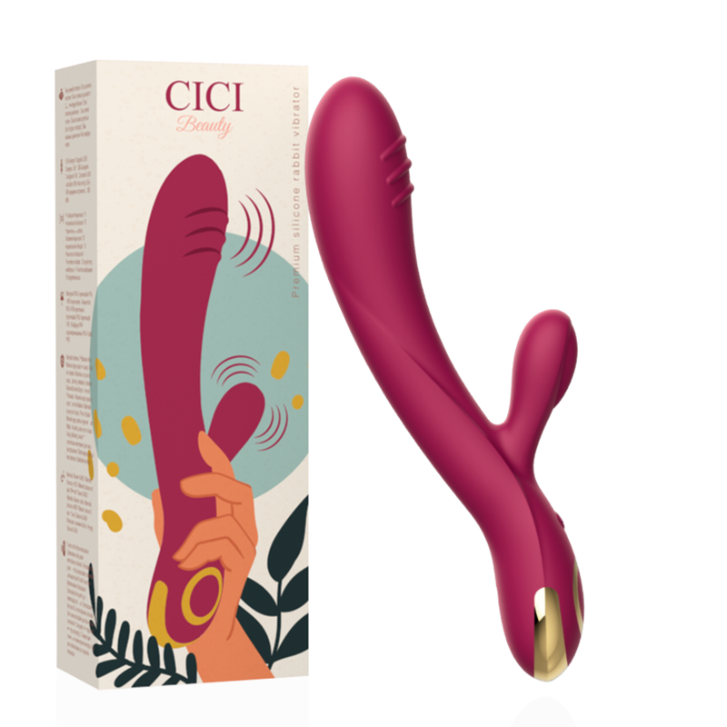 Imagen que nos facilita CICI BEAUTY de su producto erótico CICI BEAUTY - PREMIUM SILICONE RABBIT VIBRATOR para nuestra categoría "JUGUETES BIENESTAR |Vibradores|Vibradores Rabbit".