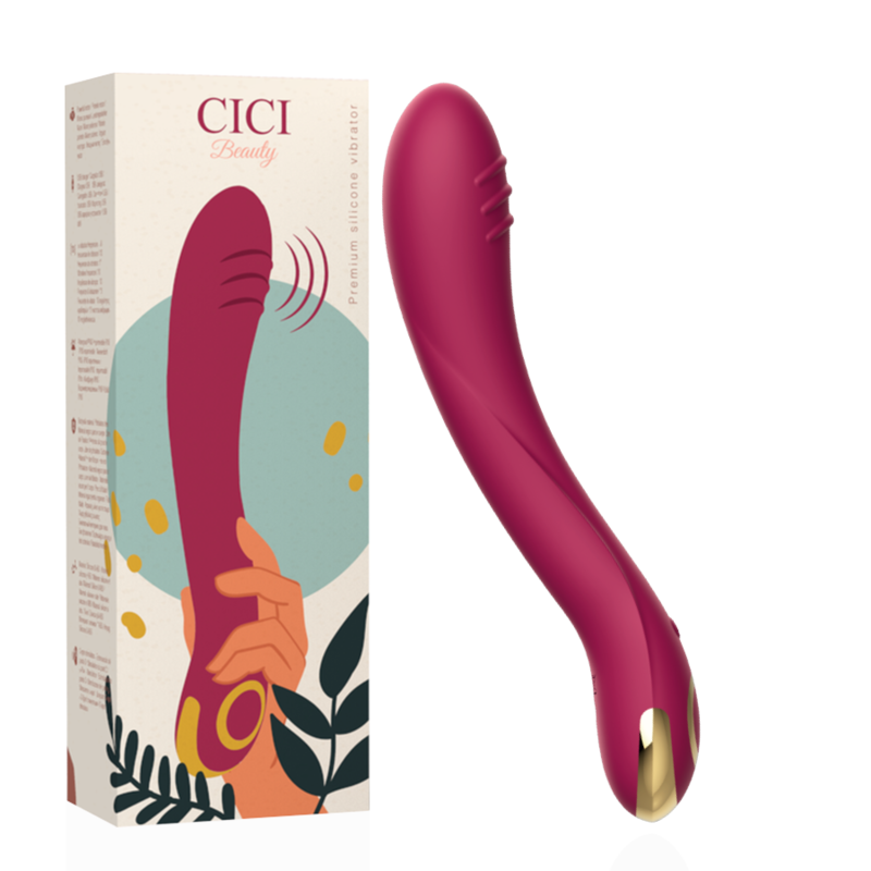 Imagen que nos facilita CICI BEAUTY de su producto erótico CICI BEAUTY - PREMIUM SILICONE G-SPOT VIBRATOR para nuestra categoría "JUGUETES BIENESTAR |Vibradores|Vibradores Punto G".
