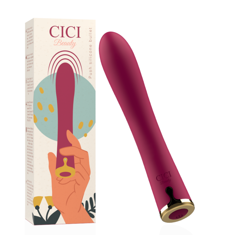 Imagen que nos facilita CICI BEAUTY de su producto erótico CICI BEAUTY - VIBRADOR PREMIUM SILICONE UP & DOWN para nuestra categoría "JUGUETES BIENESTAR |Juguetes para Mujeres|Estimuladores|Balas vibradoras".