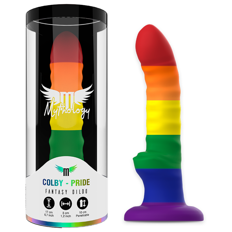 Imagen que nos facilita MYTHOLOGY FANTASY DILDO de su producto erótico MYTHOLOGY - HER COLBY PRIDE DILDO para nuestra categoría "JUGUETES BIENESTAR |Juguetes para Hombres|Masturbadores varios".