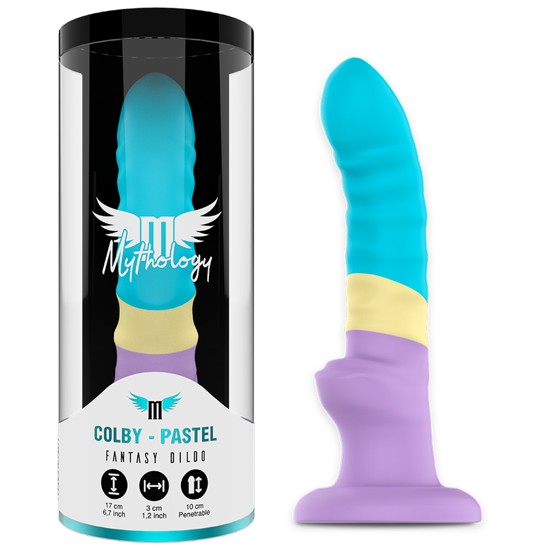 Imagen que nos facilita MYTHOLOGY FANTASY DILDO de su producto erótico MYTHOLOGY - COLBY PASTEL DILDO para nuestra categoría "JUGUETES BIENESTAR |Juguetes para Hombres|Masturbadores varios".