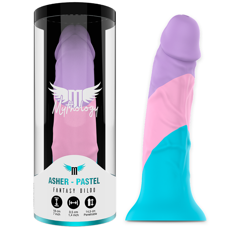 Imagen que nos facilita MYTHOLOGY FANTASY DILDO de su producto erótico MYTHOLOGY - ASHER PASTEL DILDO para nuestra categoría "JUGUETES BIENESTAR |Juguetes para Hombres|Masturbadores varios".