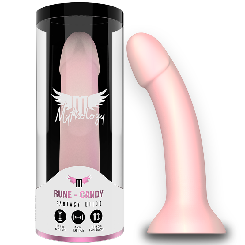 Imagen que nos facilita MYTHOLOGY FANTASY DILDO de su producto erótico MYTHOLOGY - RUNE CANDY DILDO para nuestra categoría "JUGUETES BIENESTAR |Juguetes para Hombres|Masturbadores varios".