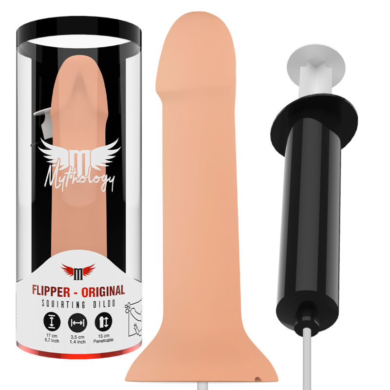 Imagen que nos facilita MYTHOLOGY FANTASY DILDO de su producto erótico MYTHOLOGY - FLIPPER ORIGINAL DILDO EYACULADOR para nuestra categoría "JUGUETES BIENESTAR |Juguetes para Hombres|Masturbadores varios".