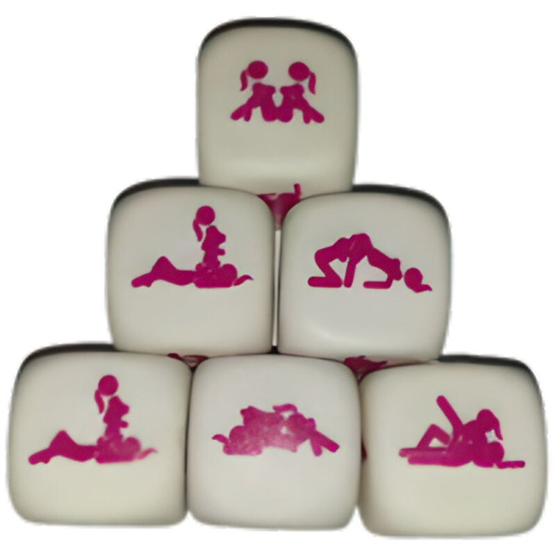 Imagen que nos facilita DIABLO PICANTE de su producto erótico DIABLO PICANTE - DADO KAMASUTRA CHICAS para nuestra categoría "JUEGOS |Juego de Dados".
