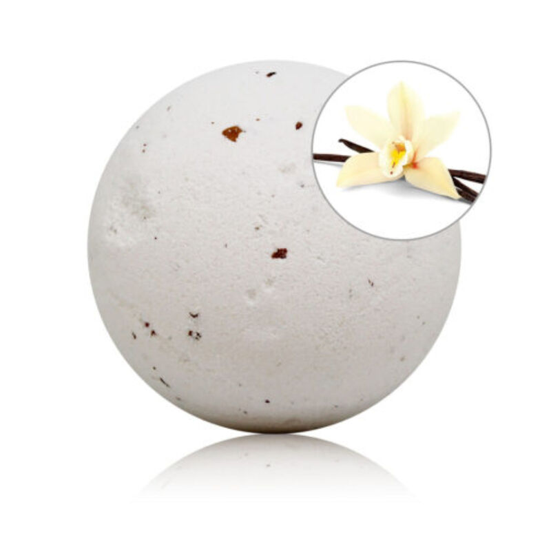 Imagen que nos facilita TALOKA de su producto erótico TALOKA - BOMBA DE BAÑO CON AROMA VAINILLA Y PÉTALOS DE ROSA para nuestra categoría "DROGUERÍA |Para el baño".