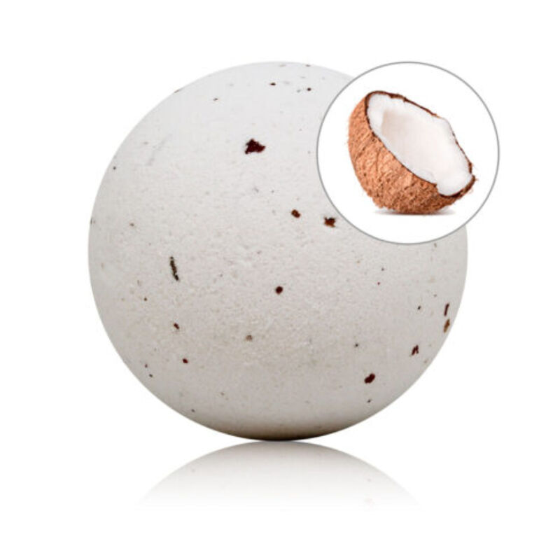 Imagen que nos facilita TALOKA de su producto erótico TALOKA - BOMBA DE BAÑO CON AROMA COCO Y PÉTALOS DE ROSA para nuestra categoría "DROGUERÍA |Para el baño".