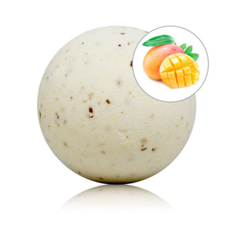 Imagen que nos facilita TALOKA de su producto erótico TALOKA - BOMBA DE BAÑO CON AROMA MANGO Y PÉTALOS DE ROSA para nuestra categoría "DROGUERÍA |Para el baño".
