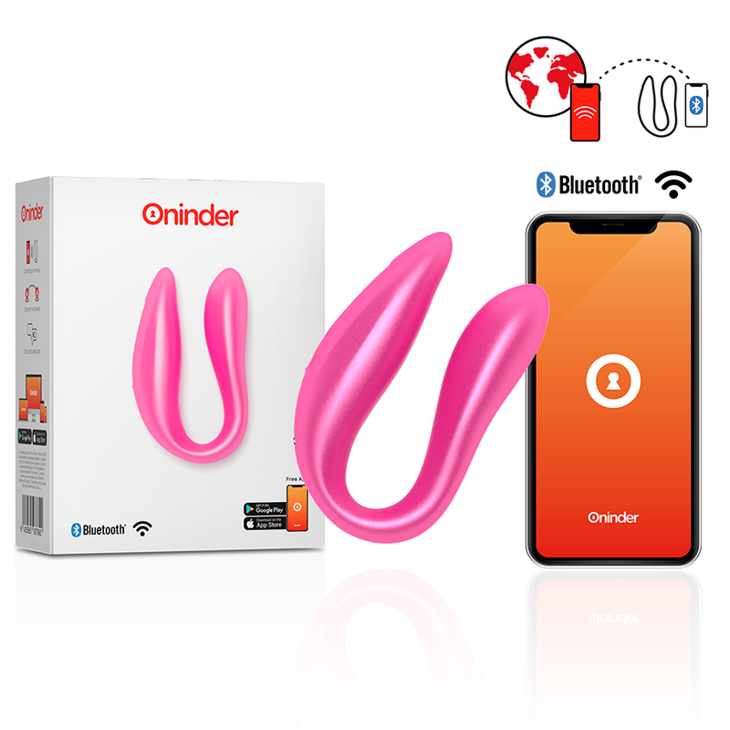 Imagen que nos facilita ONINDER de su producto erótico ONINDER - LISBOA ESTIMULADOR PUNTO G & CLÍTORIS ROSA - APP GRATUITA ROSA para nuestra categoría "JUGUETES BIENESTAR |Vibradores|Vibradores con APP".