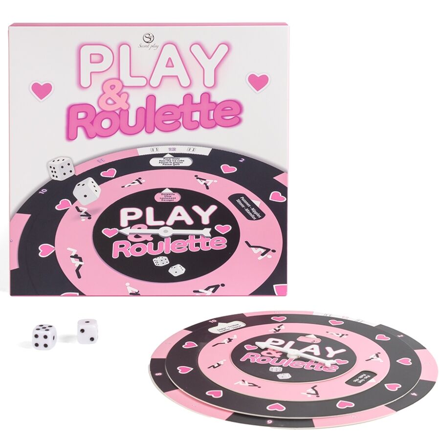 Imagen que nos facilita SECRETPLAY 100% GAMES de su producto erótico SECRETPLAY - PLAY & ROULETTE JUEGO DE DADOS Y RULETA (ES/PT/EN/FR) para nuestra categoría "JUEGOS |Juego de Dados".