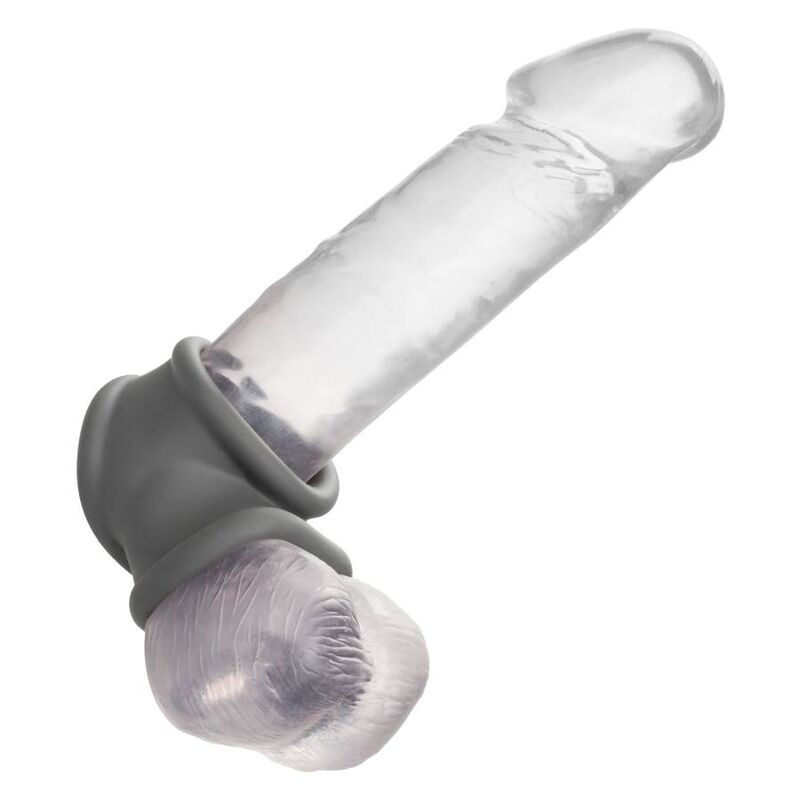 Imagen que nos facilita CALEXOTICS de su producto erótico CALEXOTICS - ALPHA PRECISION RING GRIS para nuestra categoría "JUGUETES BIENESTAR |Juguetes para Hombres|Accesorios para el pene|Anillos Pene|Anillos sin vibración".