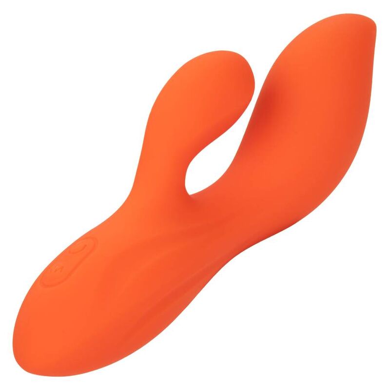 Imagen que nos facilita CALEXOTICS de su producto erótico CALEXOTICS - STELLA DUAL TEASER NARANJA para nuestra categoría "JUGUETES BIENESTAR |Vibradores|Vibradores Rabbit".