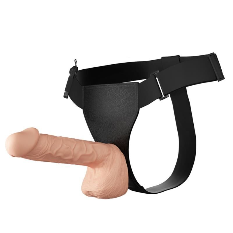Imagen que nos facilita BAILE HARNESS COLLECTION de su producto erótico BAILE - ULTRA PASSIONATE HARNESS 26 CM NATURAL para nuestra categoría "JUGUETES BIENESTAR |Arneses|Arneses sin Vibración".