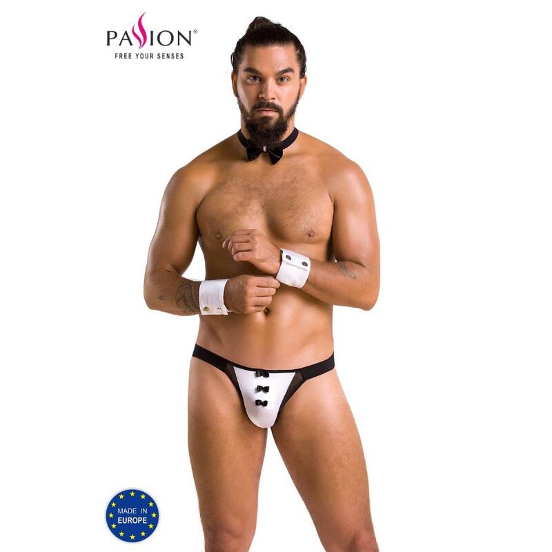 Imagen que nos facilita PASSION MEN de su producto erótico PASSION - 036 SLIP ALFROJO NEGRO S/M para nuestra categoría "MODA & LENCERÍA|Lencería Hombre|Disfraces Hombre".