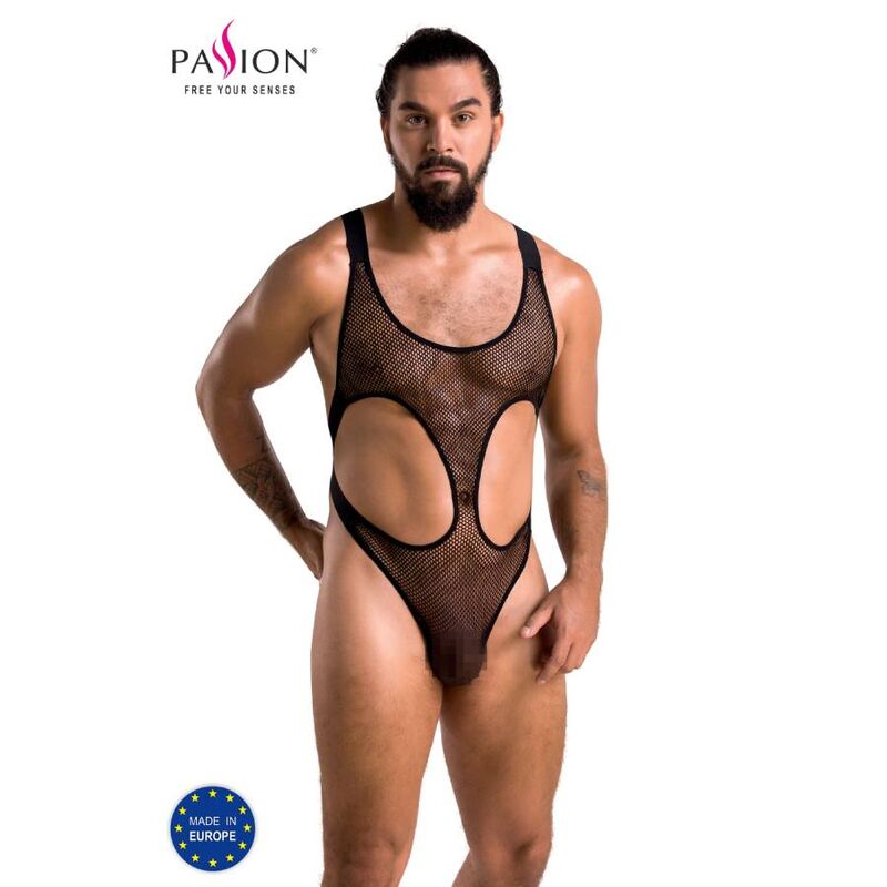 Imagen que nos facilita PASSION MEN de su producto erótico PASSION - 040 BODY LEON NEGRO S/M para nuestra categoría "MODA & LENCERÍA|Lencería Hombre|Arneses Hombre".
