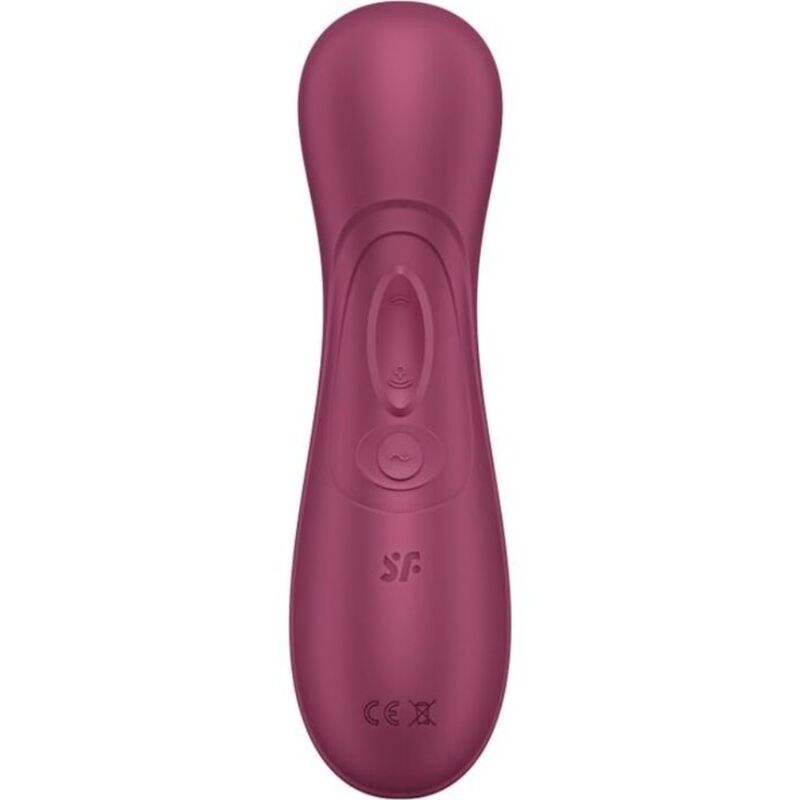 Imagen que nos facilita SATISFYER AIR PULSE de su producto erótico SATISFYER - PRO 2 GENERACIÓN 3 LIQUID AIR TECHNOLOGY GRANATE para nuestra categoría "JUGUETES BIENESTAR |Juguetes para Mujeres|Estimuladores|Succionadores sin vibración".
