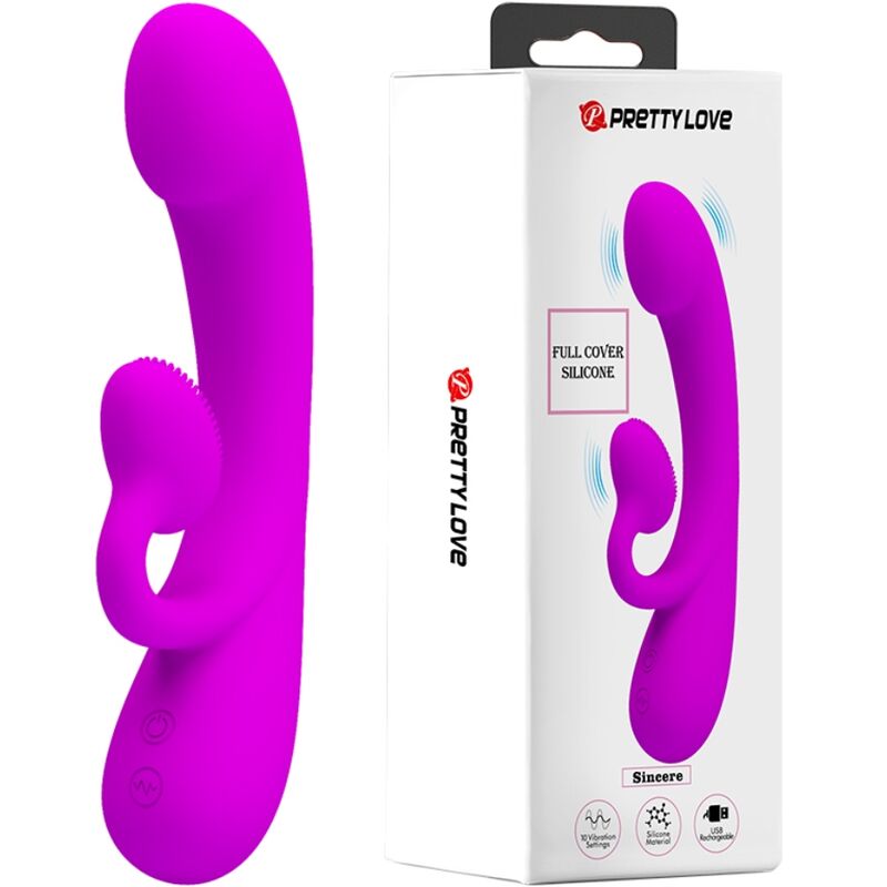 Imagen que nos facilita PRETTY LOVE de su producto erótico PRETTY LOVE - SINCERE VIBRADOR Y SUCCIONADOR DE CLÍTORIS SILICONA MORADO para nuestra categoría "JUGUETES BIENESTAR |Juguetes para Mujeres|Estimuladores|Succionadores sin vibración".