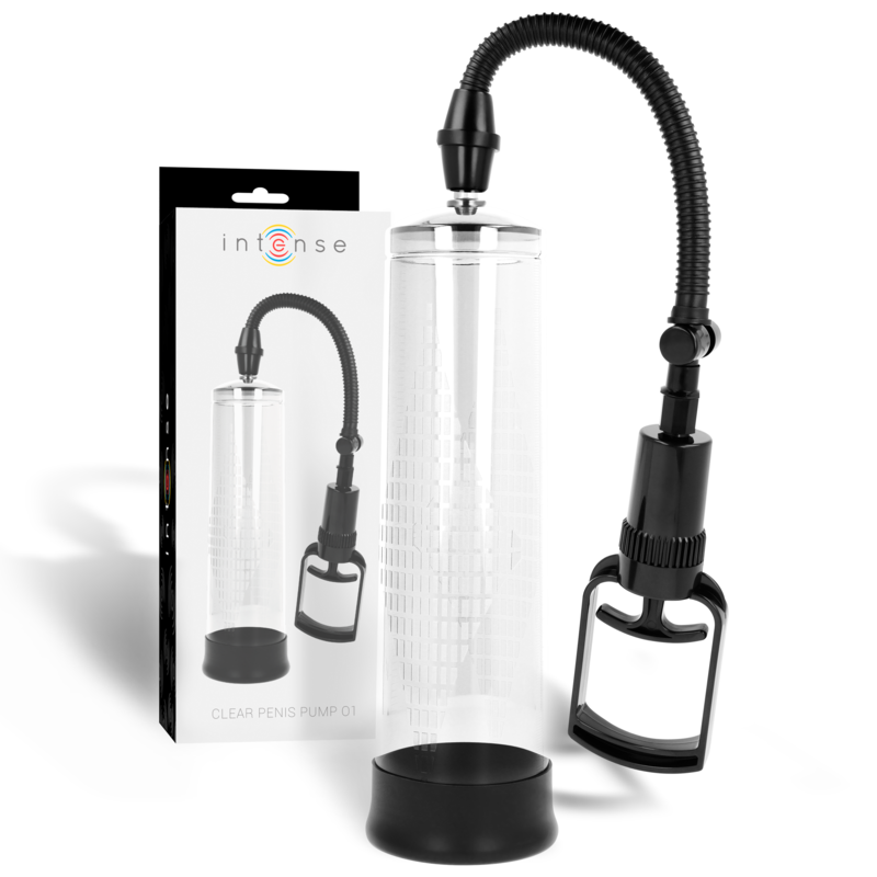 Imagen que nos facilita INTENSE PUMP de su producto erótico INTENSE - PUMP BOMBA TRANSPARENTE 01 para nuestra categoría "JUGUETES BIENESTAR |Juguetes para Hombres|Accesorios para el pene|Bomba Alargadora Pene".