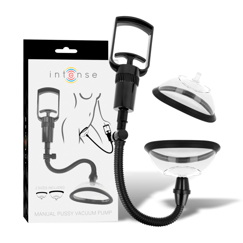 Imagen que nos facilita INTENSE PUMP de su producto erótico INTENSE - PUMP BOMBA MANUAL VAGINAL CON DOS COPAS INTERCAMBIABLES para nuestra categoría "JUGUETES BIENESTAR |Juguetes para Hombres|Vaginas con vibración".