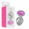 Imagen que nos facilita INTENSE ANAL TOYS de su producto erótico INTENSE - PLUG ANAL METAL ALUMINIO CON CRISTAL ROSA TALLA L para nuestra categoría "JUGUETES BIENESTAR |Anal|Plugs Anales".