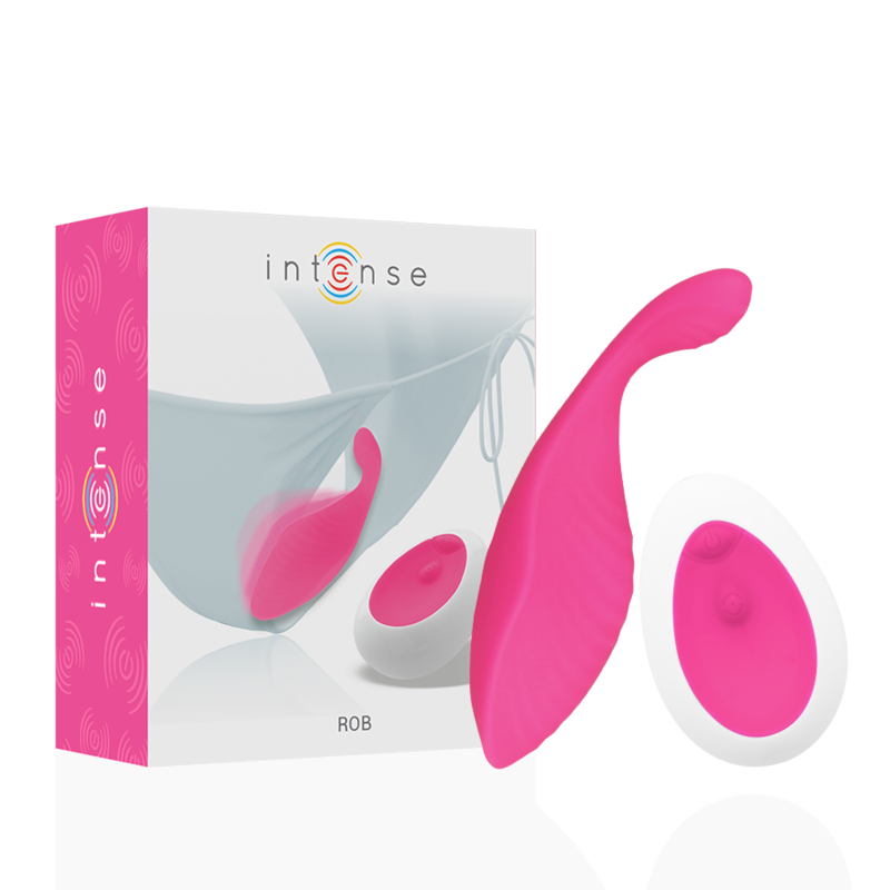 Imagen que nos facilita INTENSE FUN de su producto erótico INTENSE - ROB PANTIE CONTROL REMOTO ROSA para nuestra categoría "JUGUETES BIENESTAR |Vibradores|Vibradores control remoto".