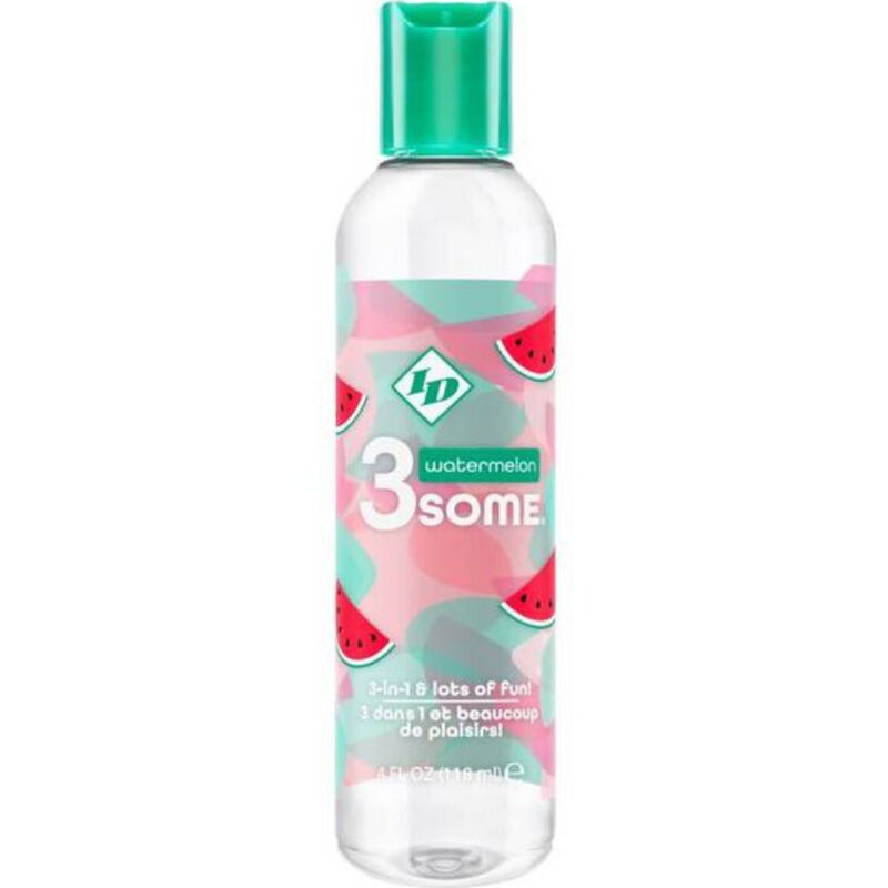 Imagen que nos facilita ID 3SOME de su producto erótico ID 3SOME - 4 FL OZ SANDÍA para nuestra categoría "DROGUERÍA |Lubricantes|Con deliciosos Sabores".