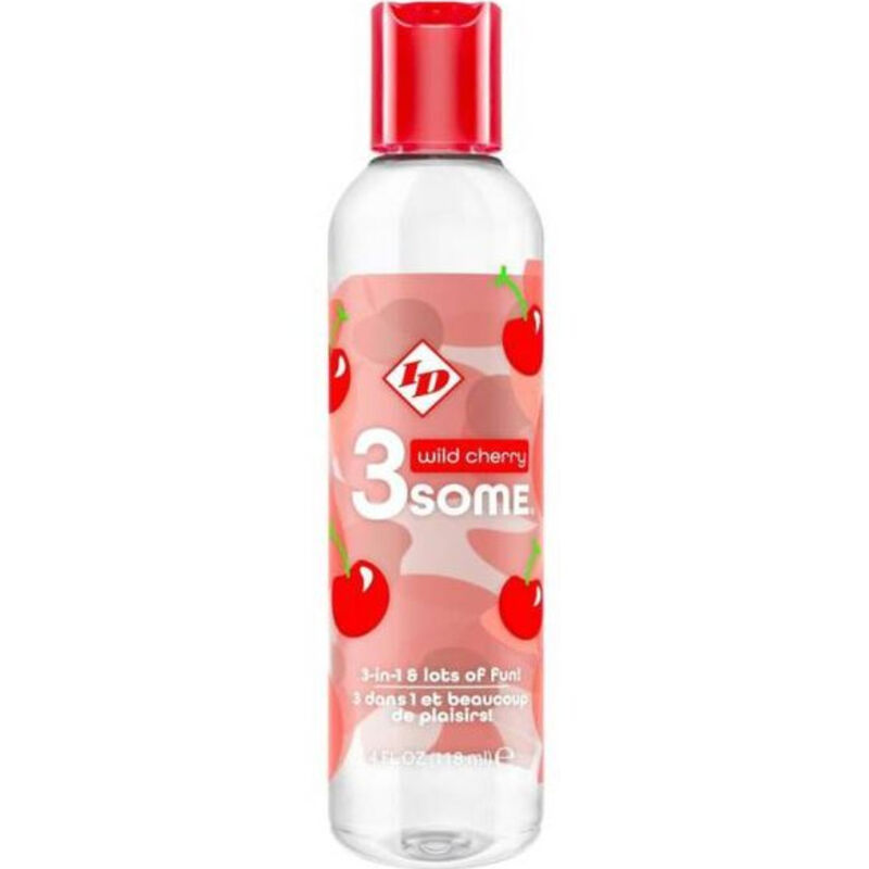 Imagen que nos facilita ID 3SOME de su producto erótico ID 3SOME - 4 FL OZ CEREZA para nuestra categoría "DROGUERÍA |Lubricantes|Con deliciosos Sabores".