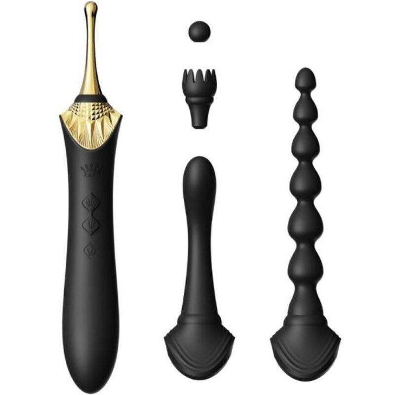 Imagen que nos facilita ZALO de su producto erótico ZALO - BESS 2 MASAJEADOR PERSONAL NEGRO para nuestra categoría "JUGUETES BIENESTAR |Juguetes para Mujeres|Estimuladores|Para Clítoris".