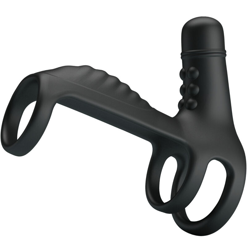 Imagen que nos facilita PRETTY LOVE MALE de su producto erótico PRETTY LOVE - MANGA DE EXTENSIÓN DE SILICONA SUAVE ELÁSTICA para nuestra categoría "JUGUETES BIENESTAR |Juguetes para Hombres|Accesorios para el pene|Anillos Pene|Anillos con Vibración".