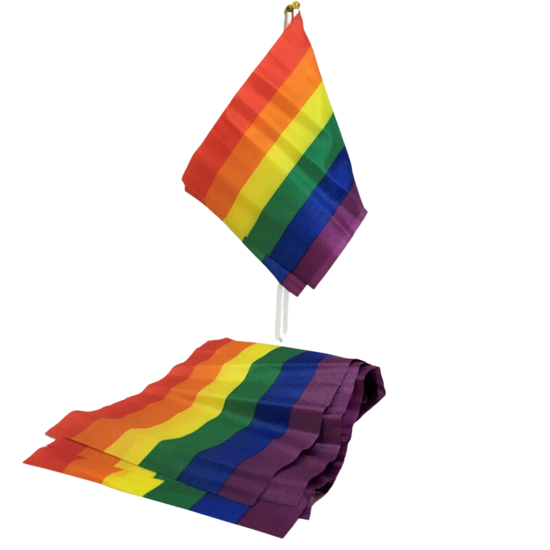 Imagen que nos facilita PRIDE de su producto erótico PRIDE - BANDERIN PEQUEÑO BANDERA LGBT para nuestra categoría "ARTÍCULOS VARIOS|Articulos divertidos".
