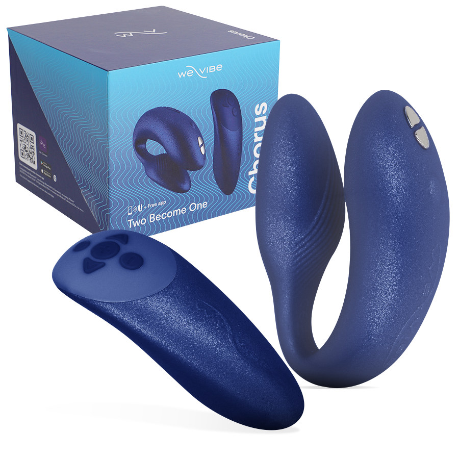Imagen que nos facilita WE-VIBE de su producto erótico WE-VIBE - CHORUS COSMIC AZUL para nuestra categoría "JUGUETES BIENESTAR |Vibradores|Vibradores control remoto".
