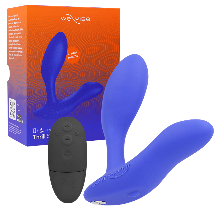 Imagen que nos facilita WE-VIBE de su producto erótico WE-VIBE - VECTOR+ MASAJEADOR DE PRÓSTATA AZUL para nuestra categoría "JUGUETES BIENESTAR |Juguetes para Mujeres|Estimuladores|Masajeadores".