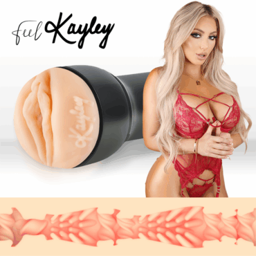 Imagen que nos facilita KIIROO de su producto erótico KIIROO - FEEL KAYLEY GUNNER STARS COLLECTION STROKERS para nuestra categoría "JUGUETES BIENESTAR |Juguetes para Hombres|Vaginas Actrices Porno".