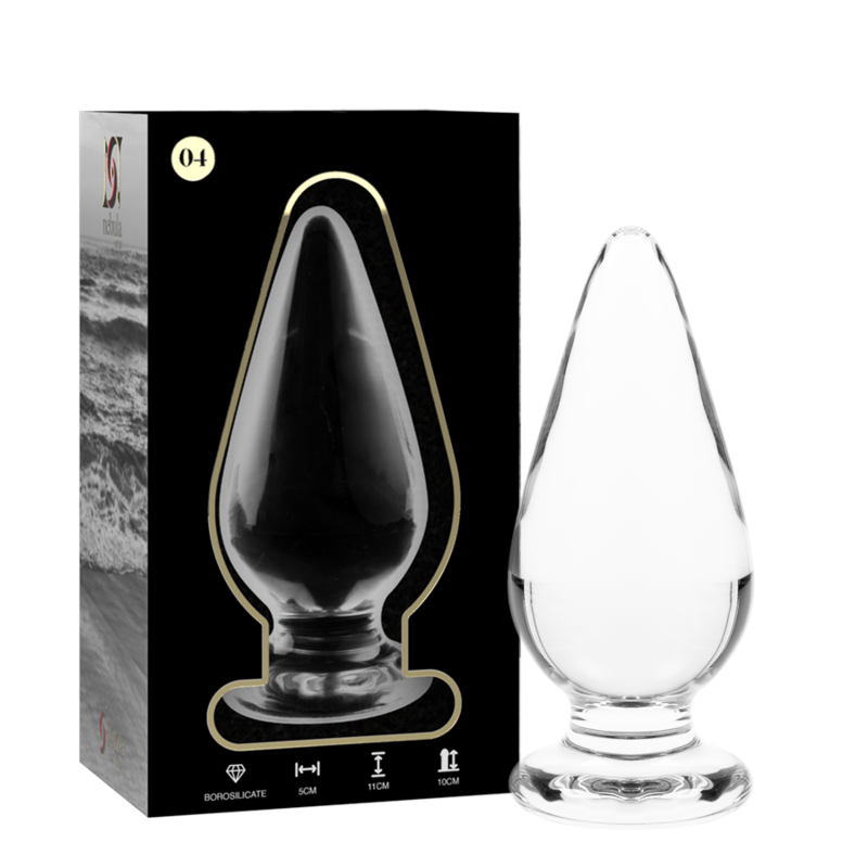 Imagen que nos facilita NEBULA SERIES BY IBIZA de su producto erótico NEBULA SERIES BY IBIZA - MODELO 4 PLUG CRISTAL TRANSPARENTE 11 CM -O- 5 CM para nuestra categoría "JUGUETES BIENESTAR |Anal|Plugs Anales".